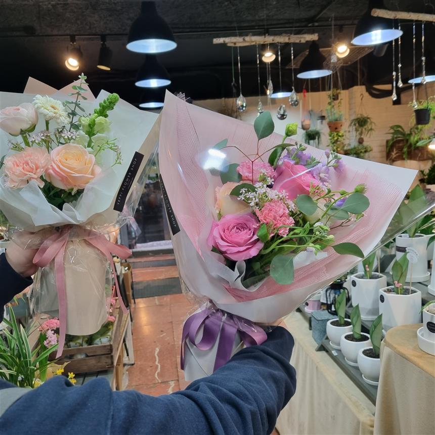 다발/다발/자재/쇼핑백